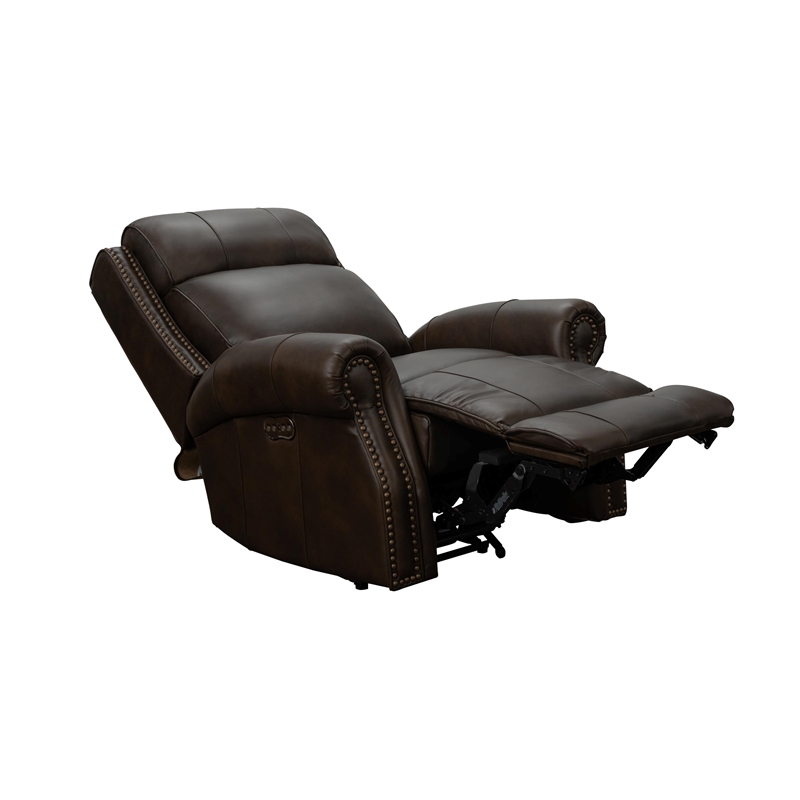 Barcalounger Blair Big & Tall Power Recliner w/Power Head Rest in Ashford Walnut