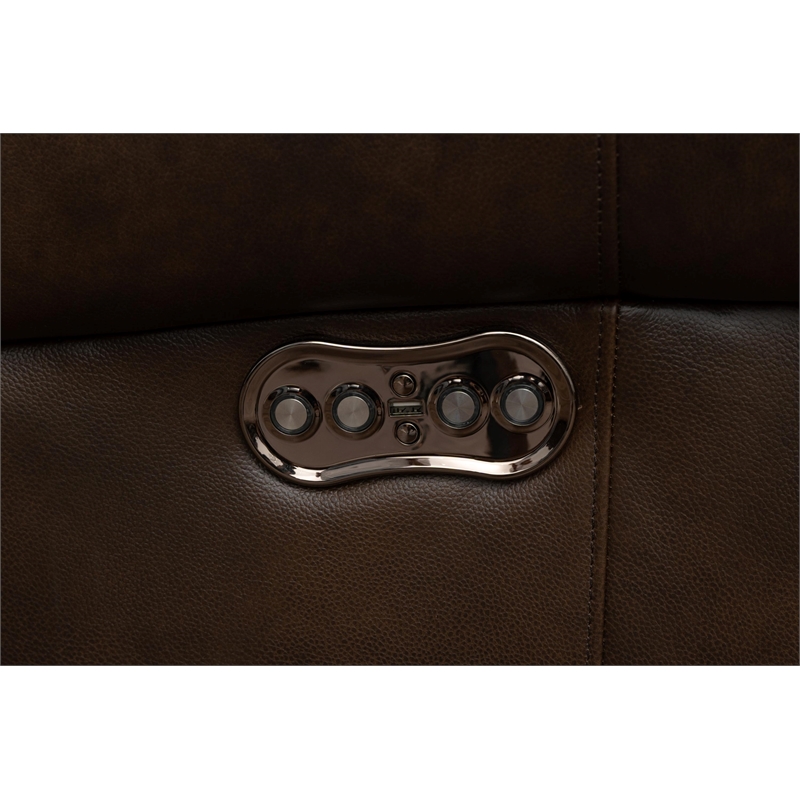Barcalounger Blair Big & Tall Power Recliner w/Power Head Rest in Ashford Walnut
