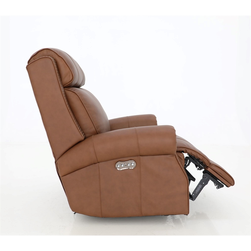 Barcalounger Blair Big & Tall Power Recliner w/Power Head Rest in Dobbs Saddle