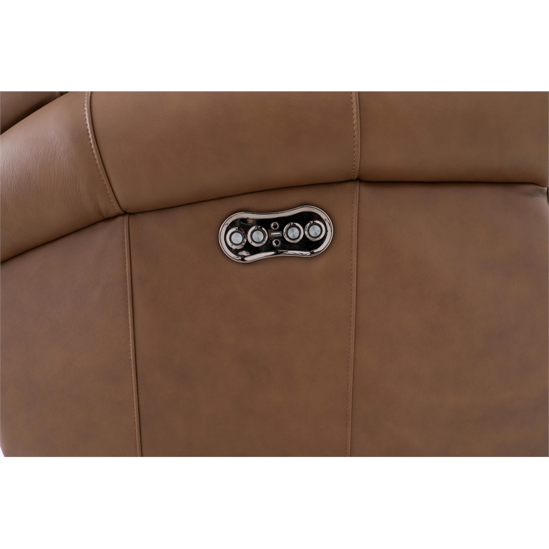 Barcalounger Blair Big & Tall Power Recliner w/Power Head Rest in Dobbs Saddle