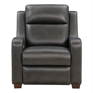 Barcalounger Ayden Power Recliner in Elway Dark Gray