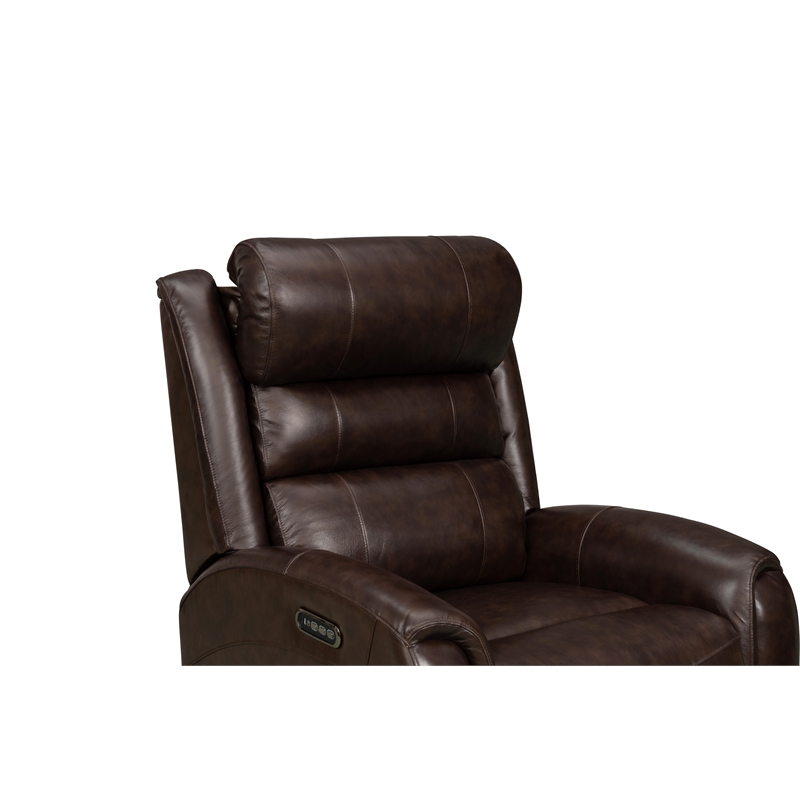Barcalounger Monterey Big & Tall Power Recliner in Lux Brown