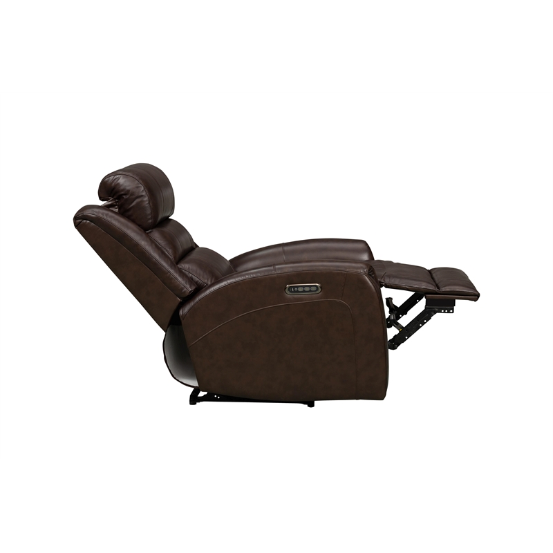 Barcalounger Monterey Big & Tall Power Recliner in Lux Brown