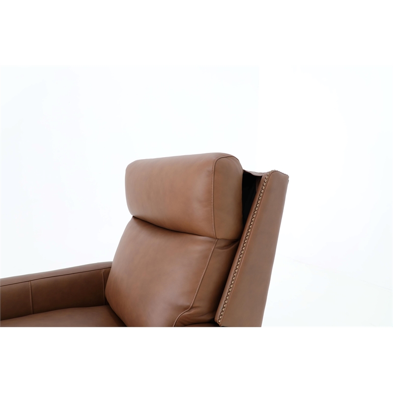Barcalounger Anaheim Power Recliner w/ Head Rest & Lumbar in Dobbs Saddle