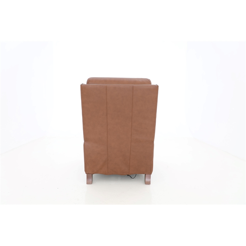 Barcalounger Anaheim Power Recliner w/ Head Rest & Lumbar in Dobbs Saddle
