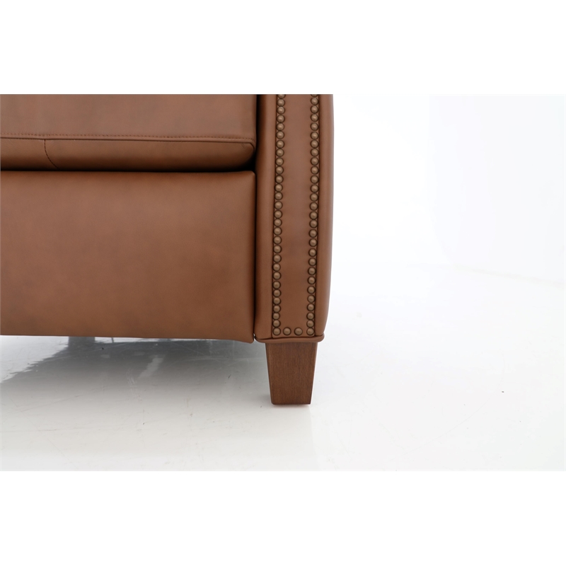 Barcalounger Anaheim Power Recliner w/ Head Rest & Lumbar in Dobbs Saddle