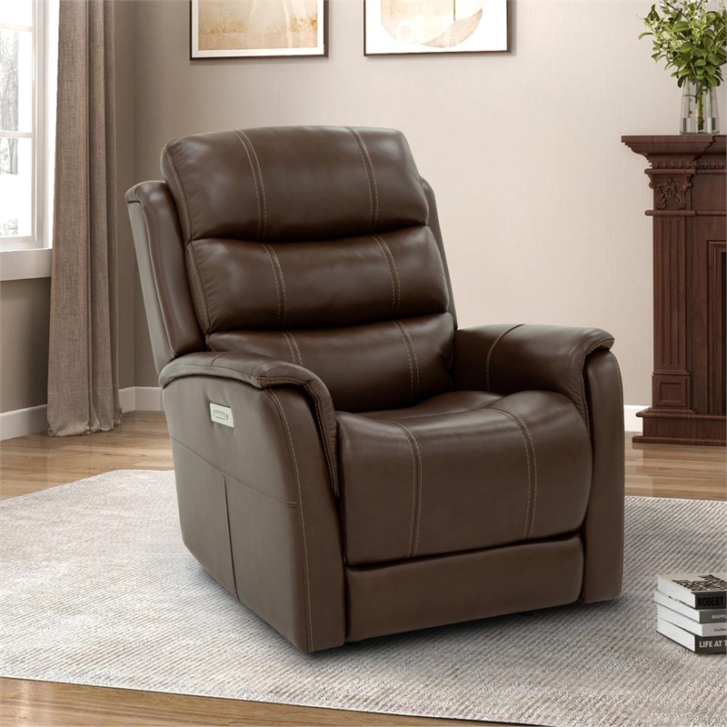 Barcalounger Mooresville Triple Power Zero Gravity Recliner in Sorrento Coffee
