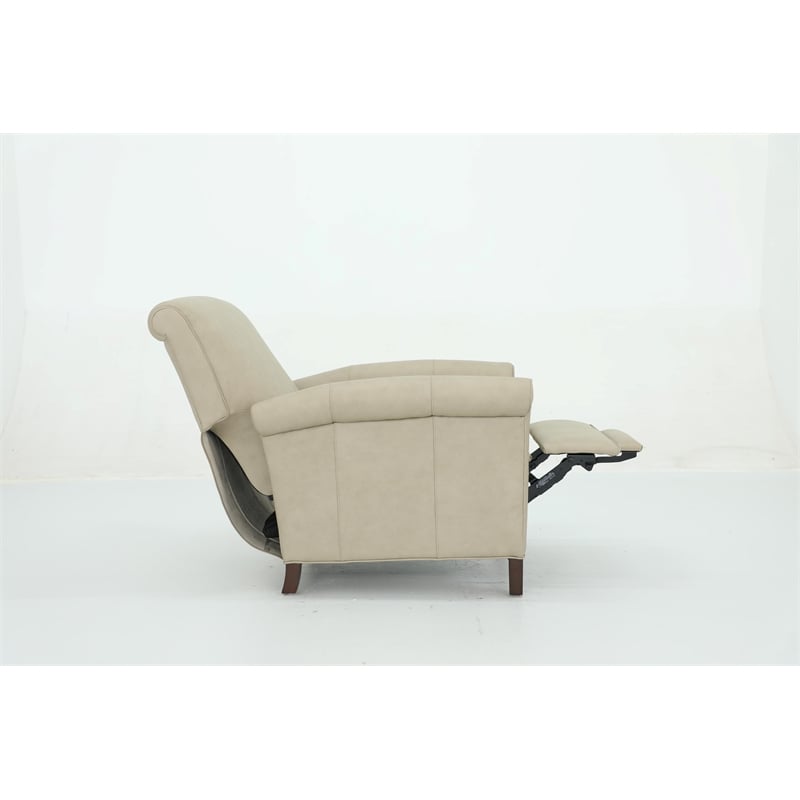 Barcalounger Phoebe Push Thru The Arms Recliner in Cashmere Stone