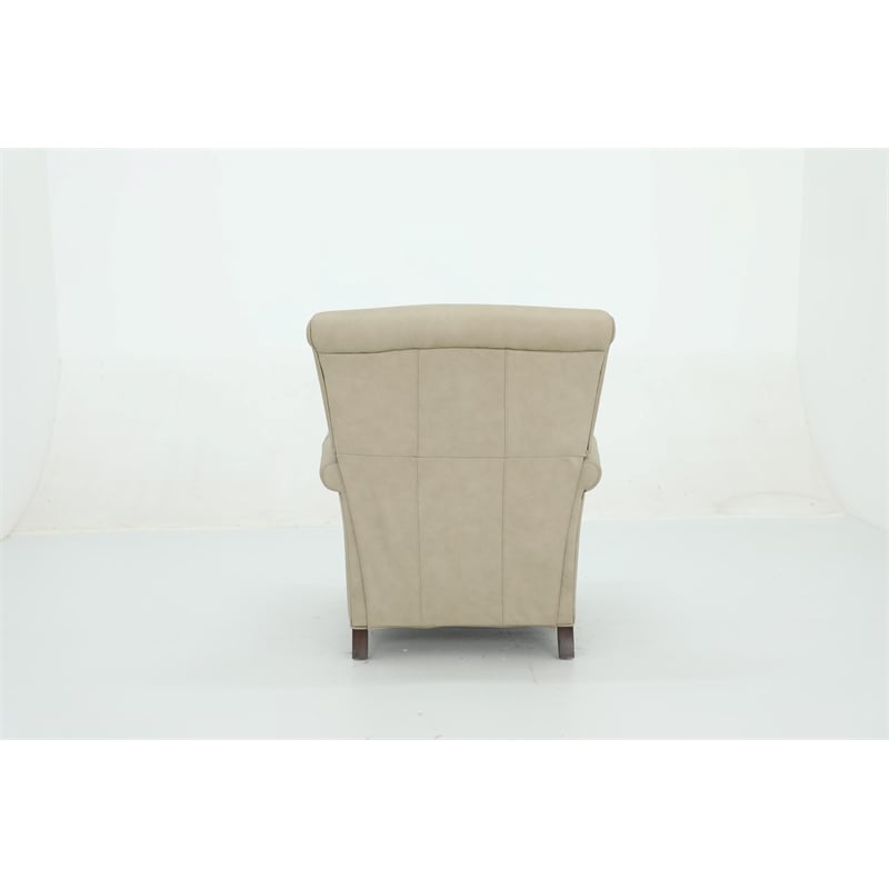 Barcalounger Phoebe Push Thru The Arms Recliner in Cashmere Stone
