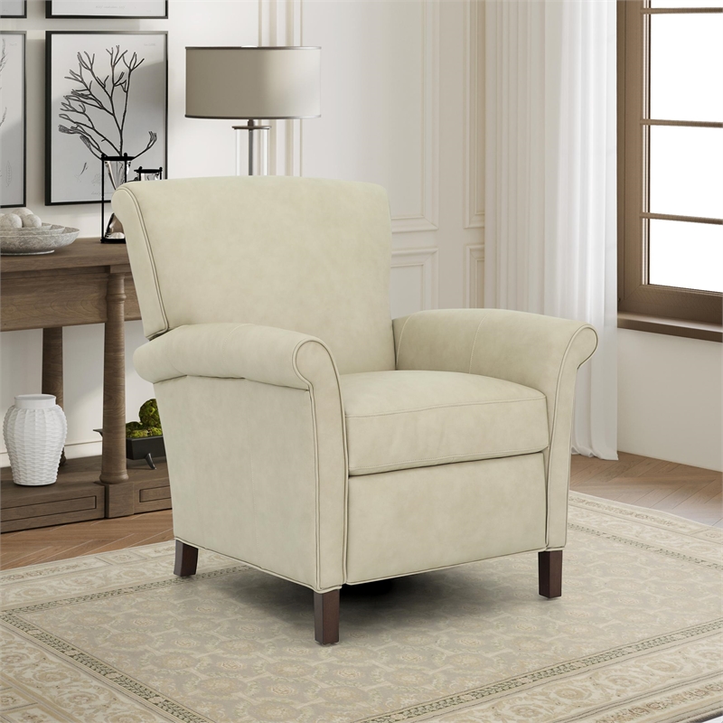 Barcalounger Phoebe Push Thru The Arms Recliner in Cashmere Stone