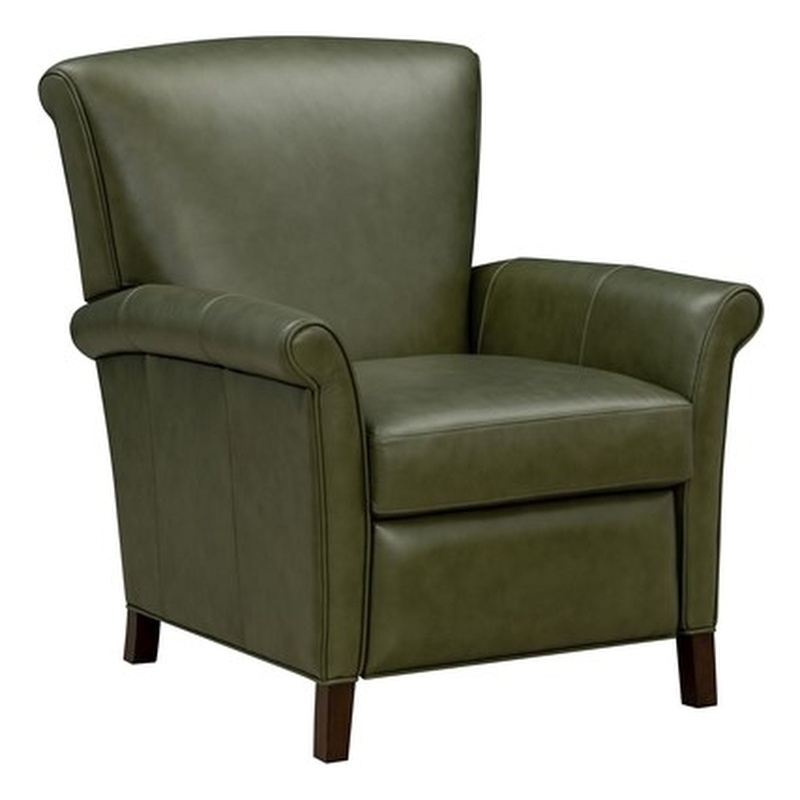 Barcalounger Phoebe Push Thru The Arms Recliner in Dobbs Sage