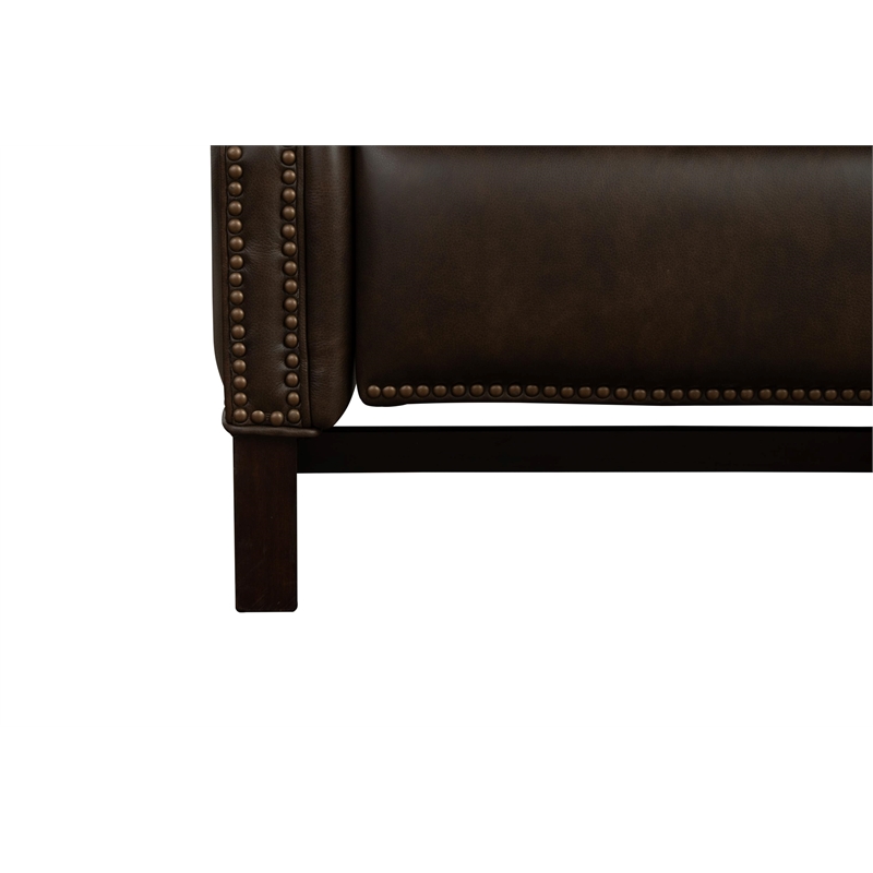 Barcalounger Thornfield Push Thru The Arms Recliner in Ashford Walnut