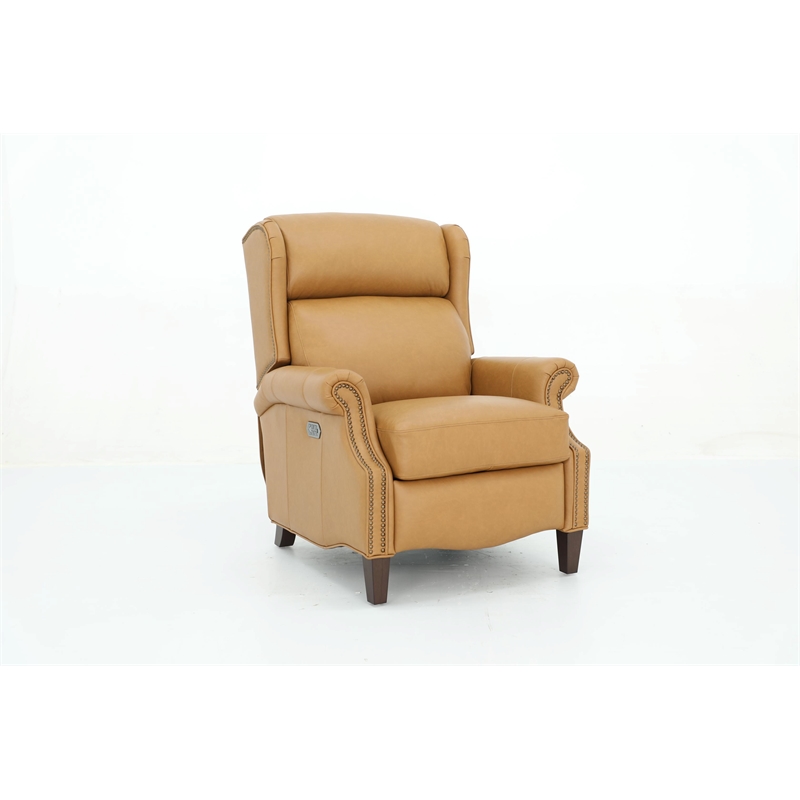 Barcalounger Philadelphia Power Recliner w/Head Rest & Lumbar in Santa Fe Brandy