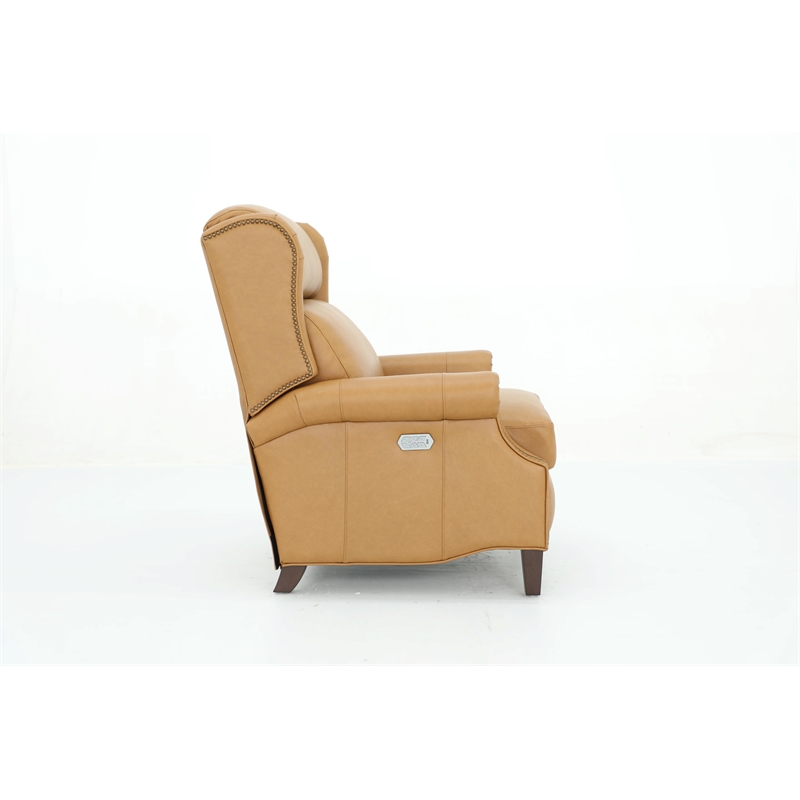 Barcalounger Philadelphia Power Recliner w/Head Rest & Lumbar in Santa Fe Brandy