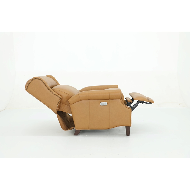 Barcalounger Philadelphia Power Recliner w/Head Rest & Lumbar in Santa Fe Brandy