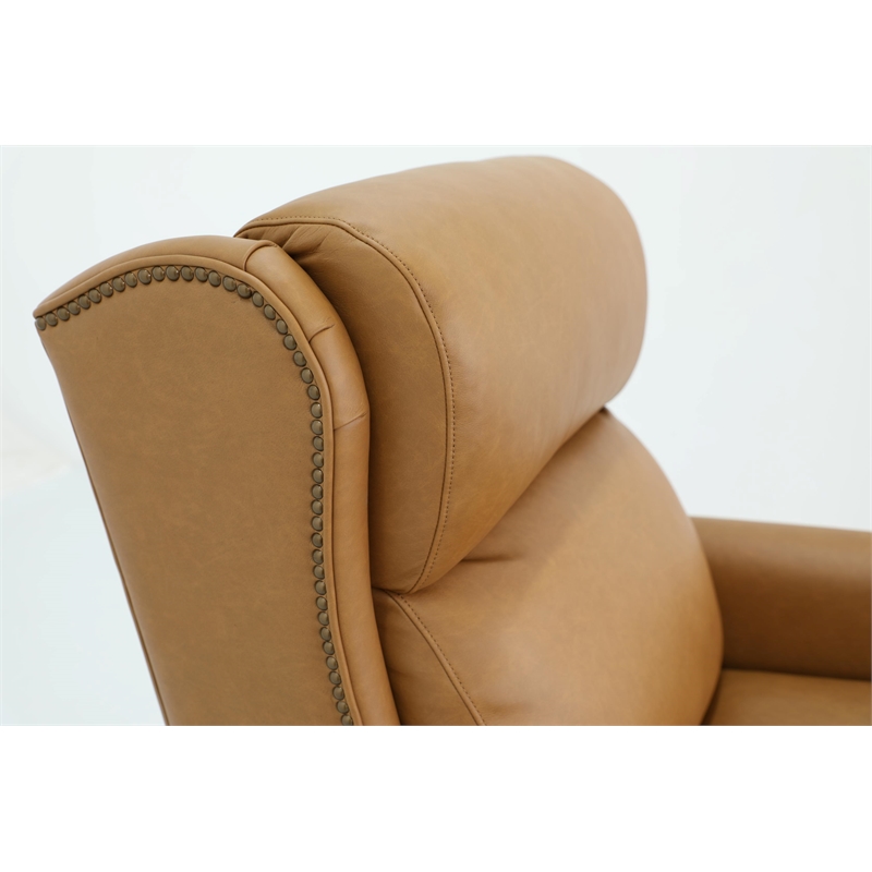 Barcalounger Philadelphia Power Recliner w/Head Rest & Lumbar in Santa Fe Brandy