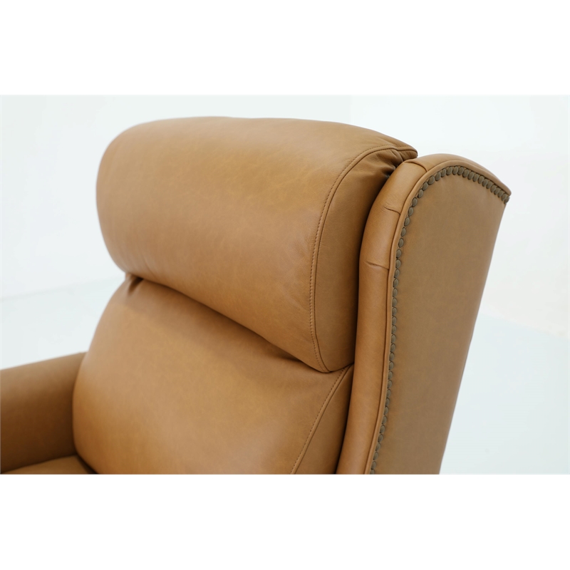 Barcalounger Philadelphia Power Recliner w/Head Rest & Lumbar in Santa Fe Brandy
