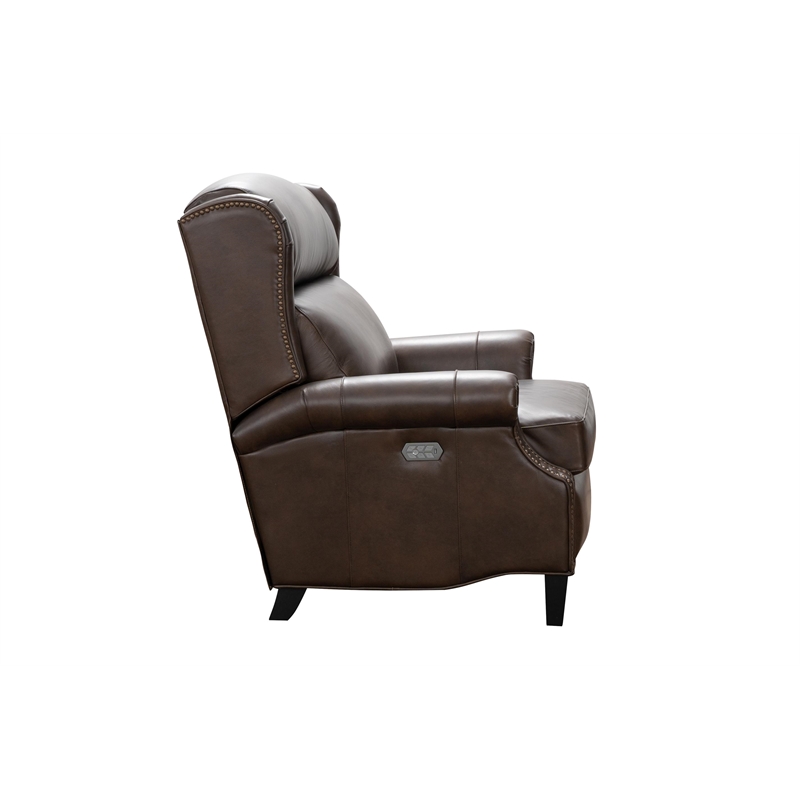 Barcalounger Philadelphia Power Recliner w/Head Rest & Lumbar in Ashford Walnut