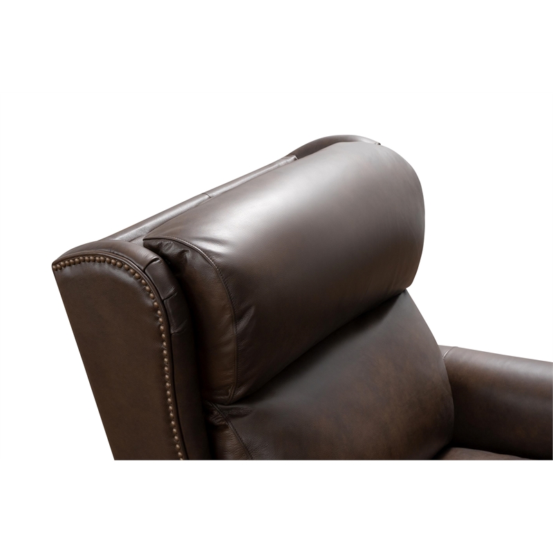 Barcalounger Philadelphia Power Recliner w/Head Rest & Lumbar in Ashford Walnut