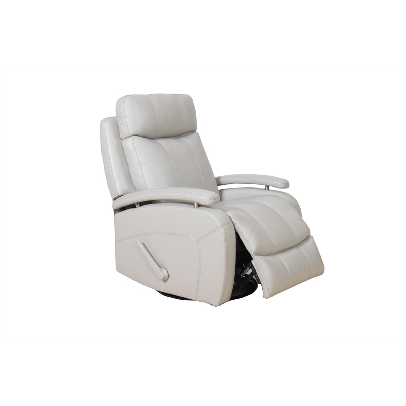 Barcalounger Duffy Swivel Glider Recliner in Gable Dove