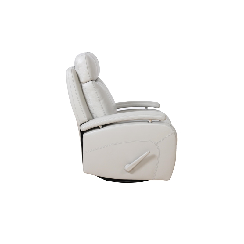 Barcalounger Duffy Swivel Glider Recliner in Gable Dove