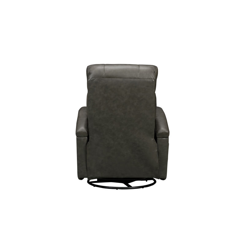 Barcalounger Harlee Swivel Glider Recliner in Ryegate Gray