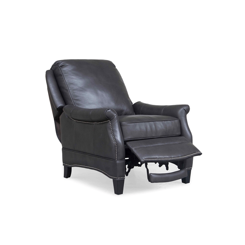 Barcalounger Ashebrooke Push Thru The Arms Recliner in Wrenn Gray