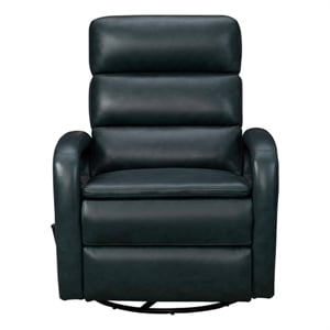 Barcalounger Nick Recliner Swivel Glider in Ryegate Sapphire Blue