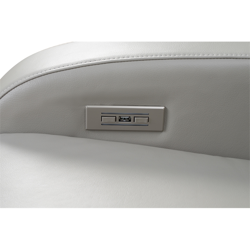 Barcalounger Levi Power Recliner in Bentley Dove
