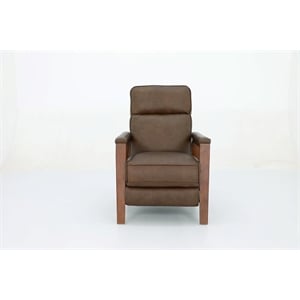 Barcalounger Ashland Push Thru The Arms Recliner in Oasis Walnut