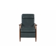 Barcalounger Hampton Push Thru The Arms Recliner in Roma Bluegray