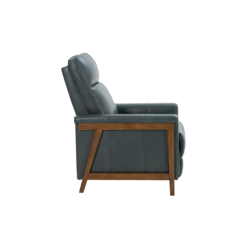 Barcalounger Lewiston Push Thru The Arms Recliner in Roma Bluegray