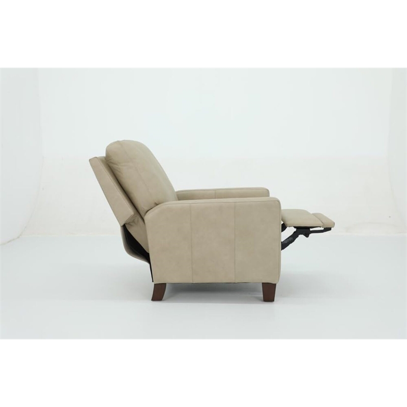 Barcalounger Fairview Push Thru The Arms Recliner in Cashmere Stone