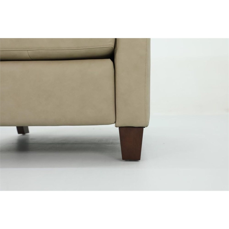 Barcalounger Fairview Push Thru The Arms Recliner in Cashmere Stone