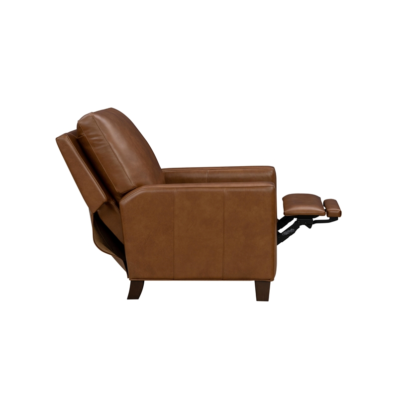 Barcalounger Fairview Push Thru The Arms Recliner in Oregan Oak
