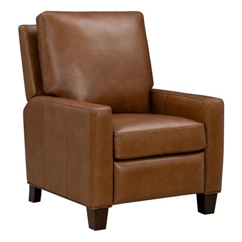 Barcalounger Fairview Push Thru The Arms Recliner in Oregan Oak