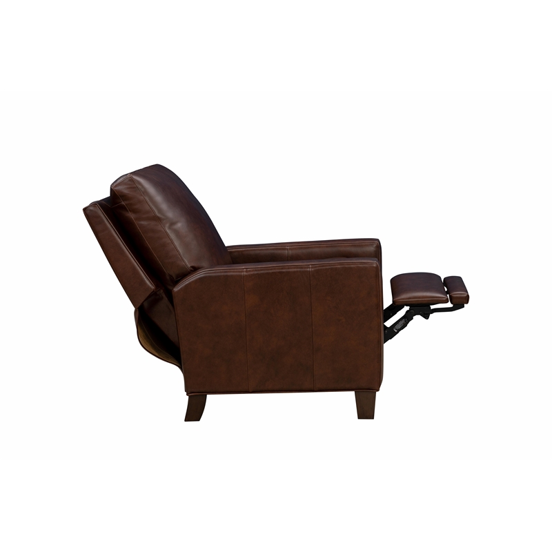 Barcalounger Fairview Push Thru The Arms Recliner in Elway Fudge