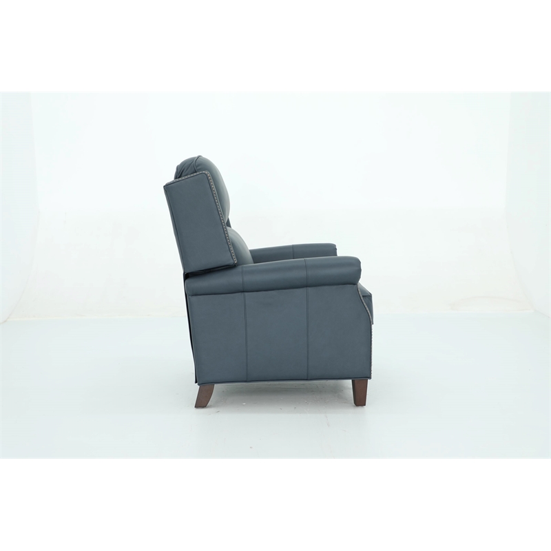 Barcalounger Shasta Push Thru The Arms Recliner in Santa Fe Ocean
