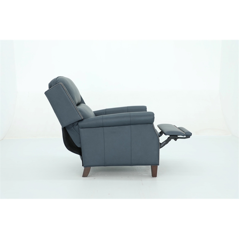 Barcalounger Shasta Push Thru The Arms Recliner in Santa Fe Ocean