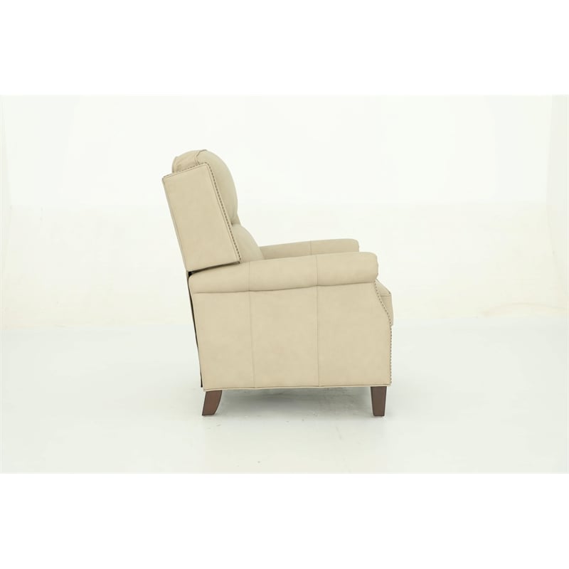 Barcalounger Shasta Push Thru The Arms Recliner in Cashmere Stone