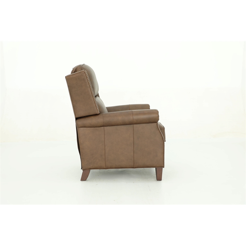 Barcalounger Shasta Push Thru The Arms Recliner in Oasis Walnut