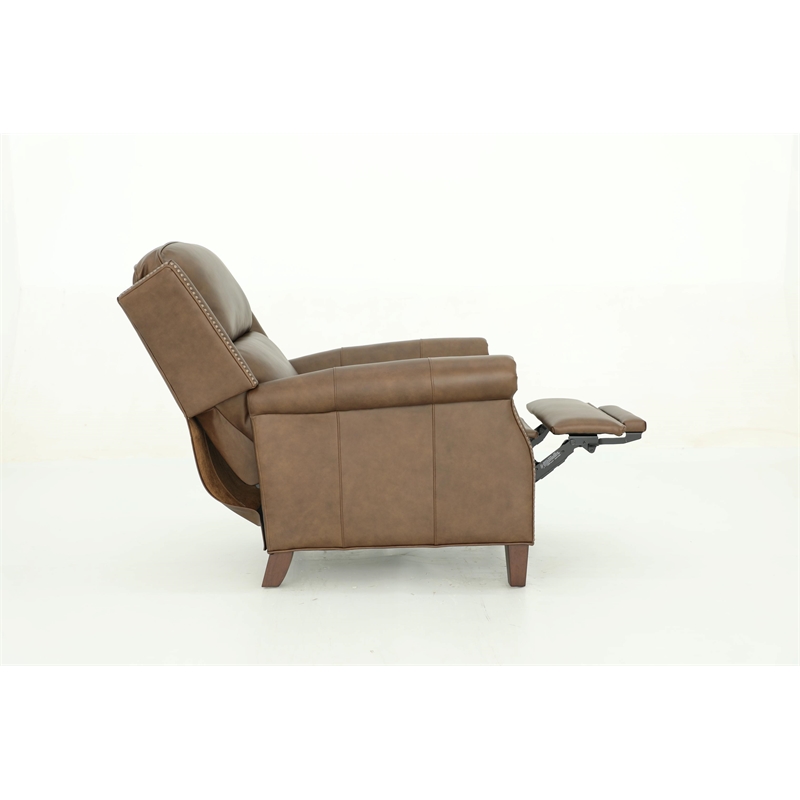 Barcalounger Shasta Push Thru The Arms Recliner in Oasis Walnut