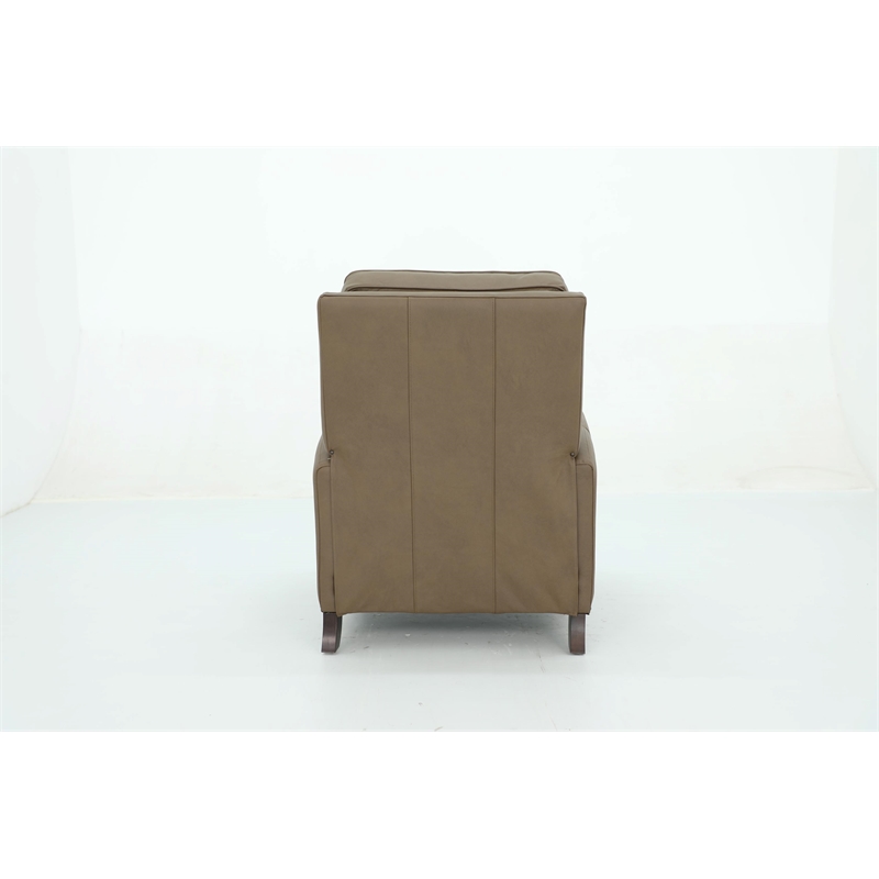 Barcalounger Melrose Push Thru The Arms Recliner in Cashmere Taupe
