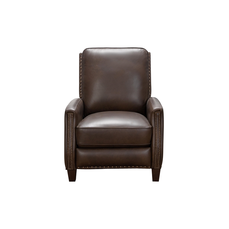 Barcalounger Melrose Push Thru The Arms Recliner in Ashford Walnut