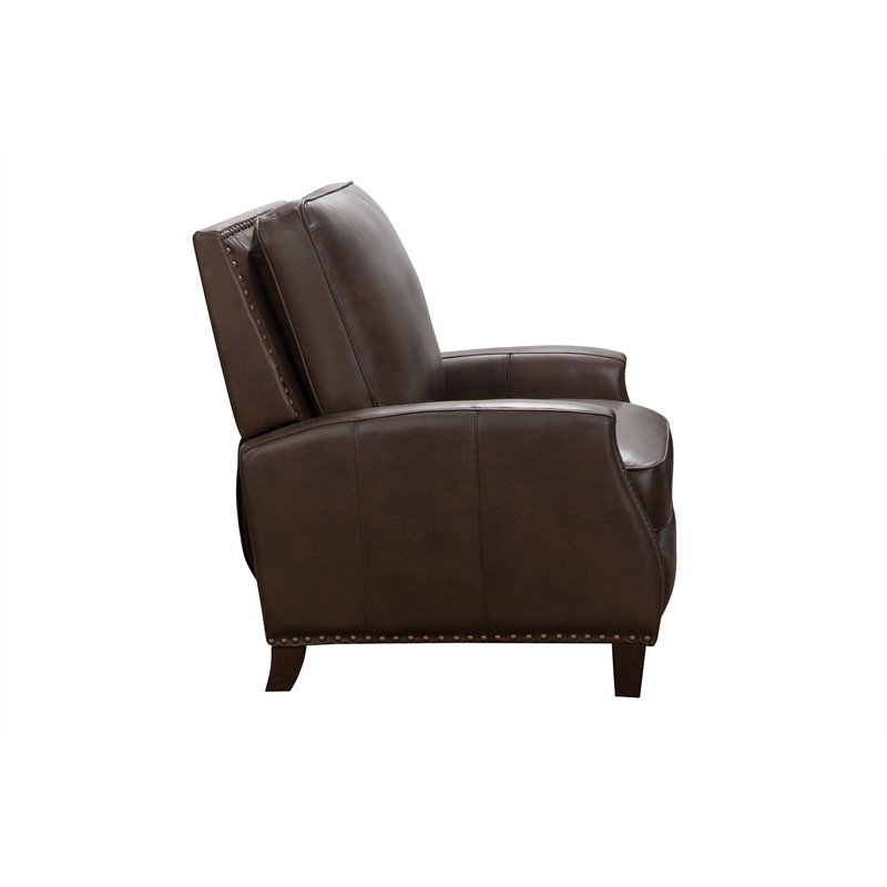 Barcalounger Melrose Push Thru The Arms Recliner in Ashford Walnut
