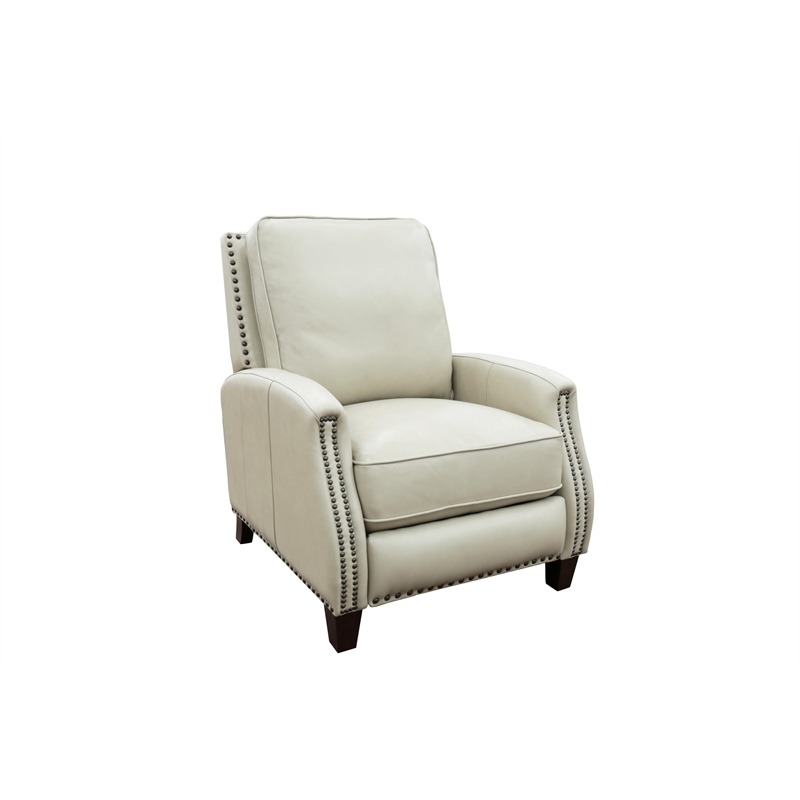 Barcalounger Melrose Push Thru The Arms Recliner in Shoreham Cream