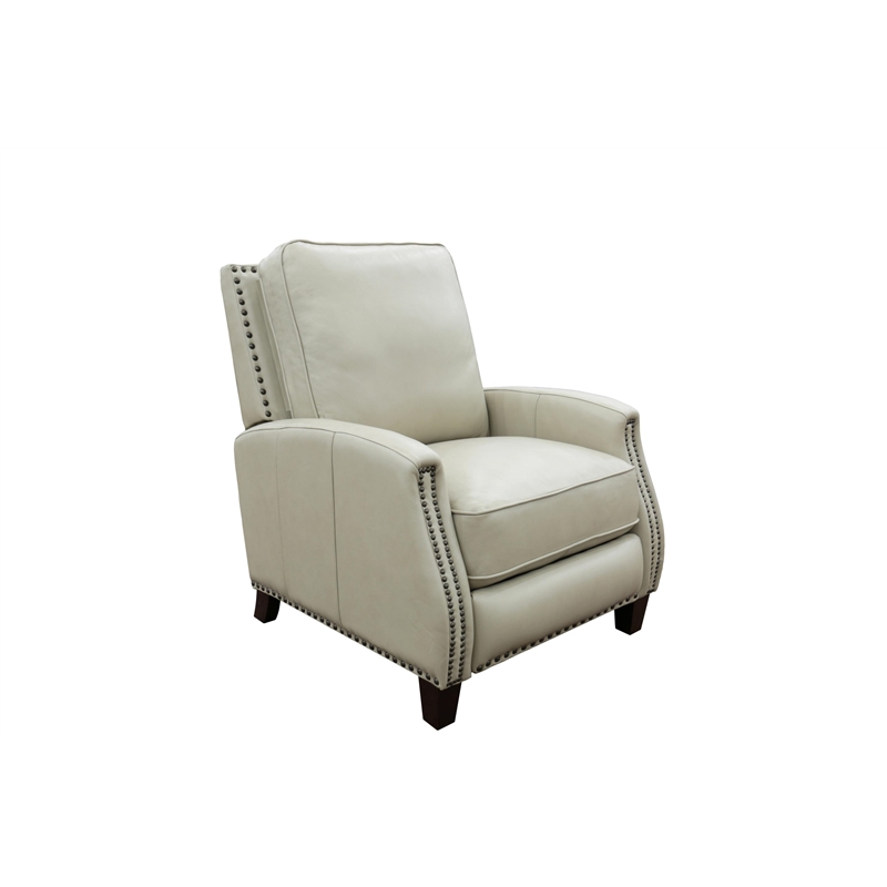 Barcalounger Melrose Push Thru The Arms Recliner in Shoreham Cream