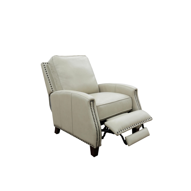 Barcalounger Melrose Push Thru The Arms Recliner in Shoreham Cream