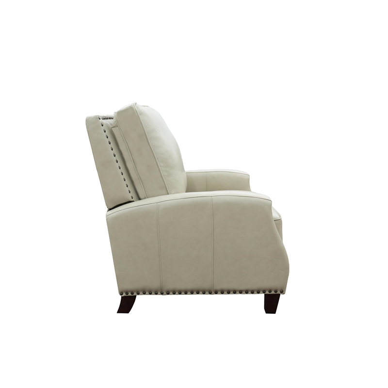 Barcalounger Melrose Push Thru The Arms Recliner in Shoreham Cream