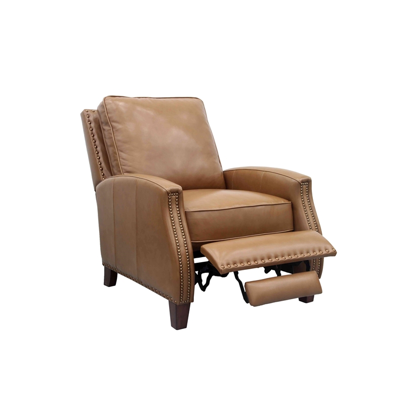 Barcalounger Melrose Push Thru The Arms Recliner in Shoreham Ponytail